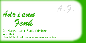 adrienn fenk business card